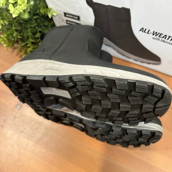 Khombu Women's Dusk All Weather Memory Foam Boots Black Size 9 - Picture 7 of 7